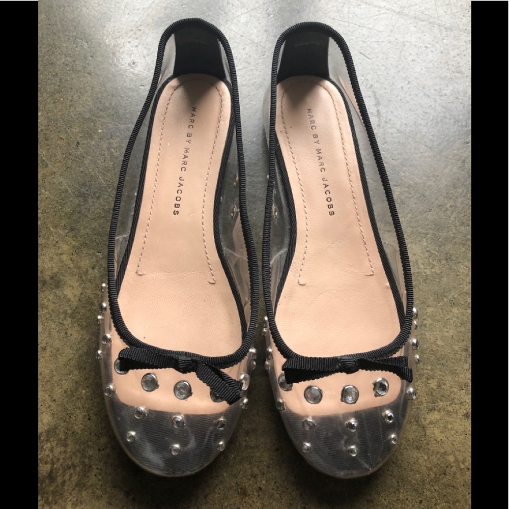 Marc by Marc Jacobs Clear Ballet Flats 37